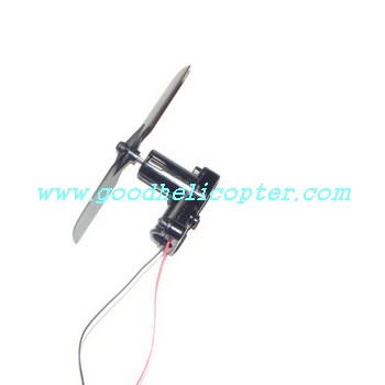 dfd-f162 helicopter parts tail motor + tail motor deck + taill blade - Click Image to Close
